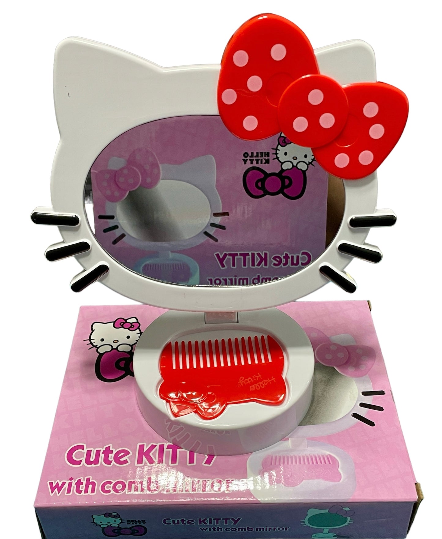 Hello Kitty Makeup Mirror (Red)