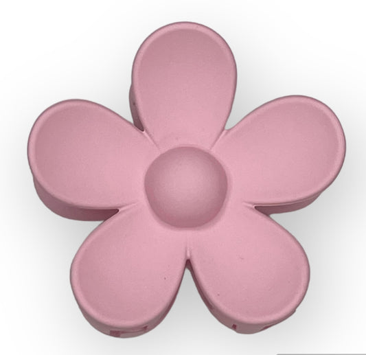 Flower Claw Clip- Light Pink