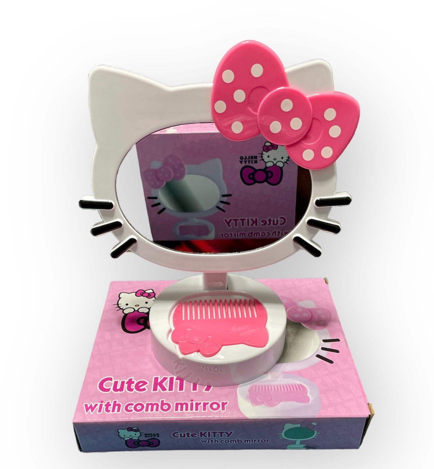 Hello Kitty Makeup Mirror (Fuchsia)