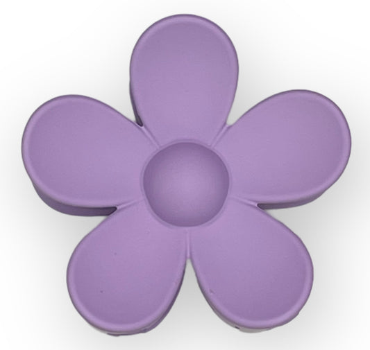 Flower Claw Clip- Purple