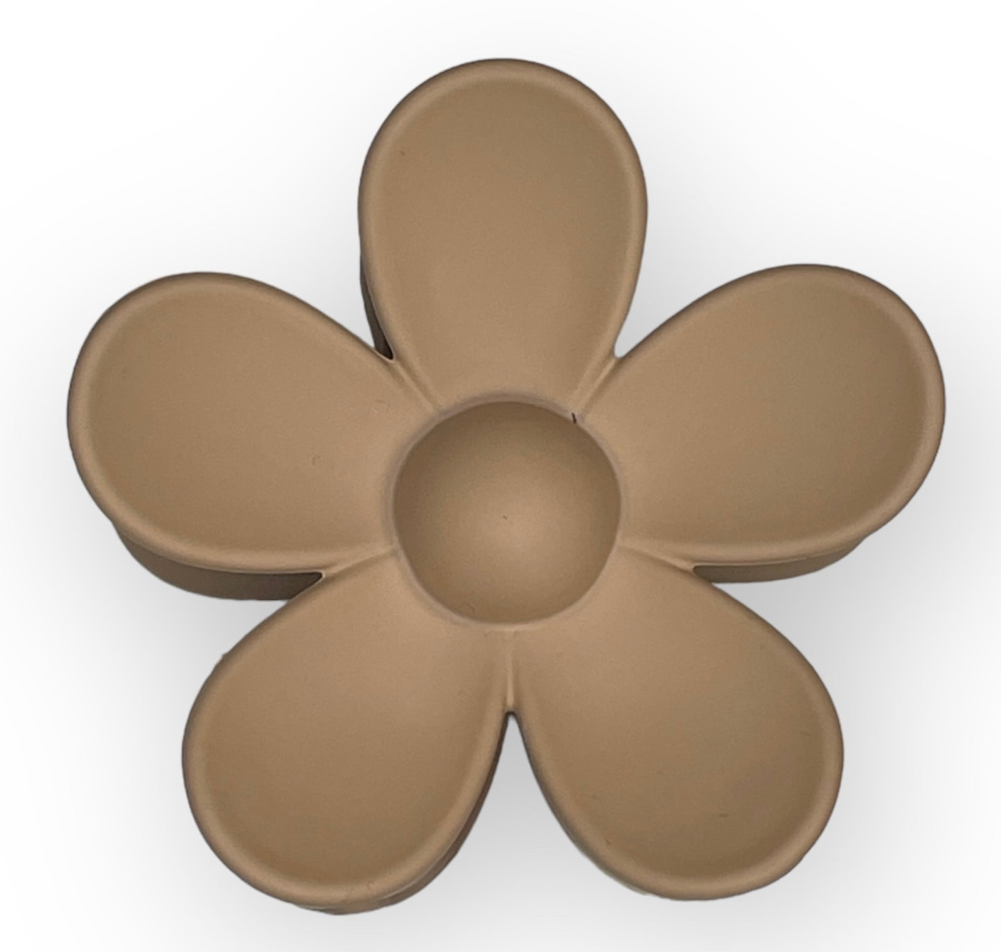 Flower Claw Clip- Chocolate
