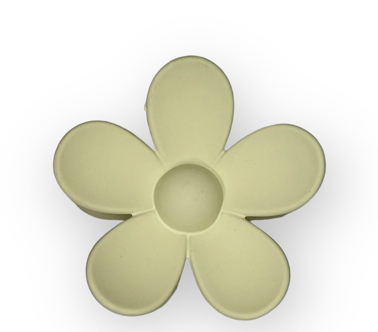 Flower Claw Clip- Ivory